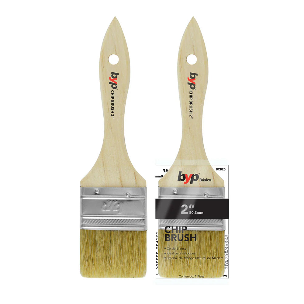 Brocha de cerda natural blanca "Chip brush 1500"