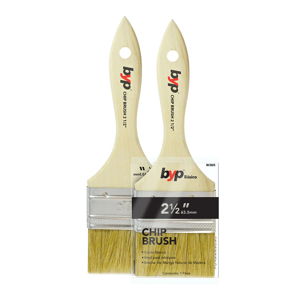 Brocha de cerda natural blanca "Chip brush 1500"