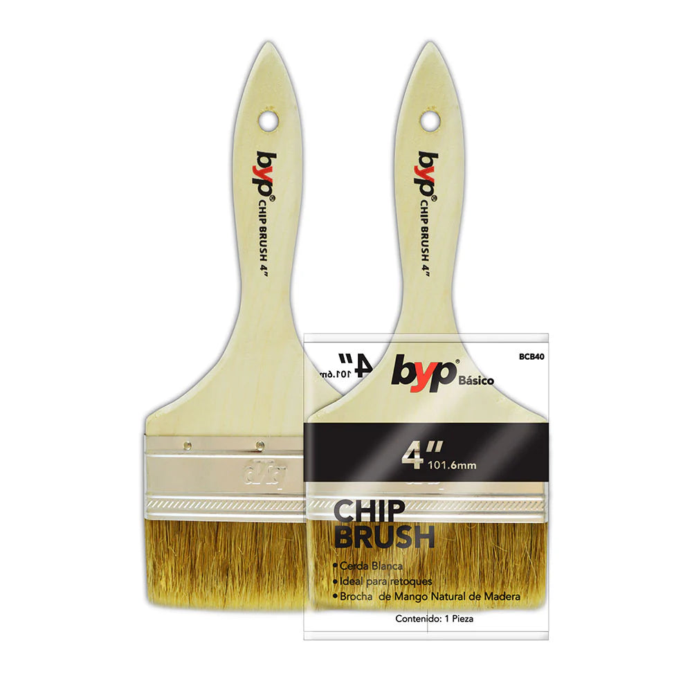 Brocha de cerda natural blanca "Chip brush 1500"