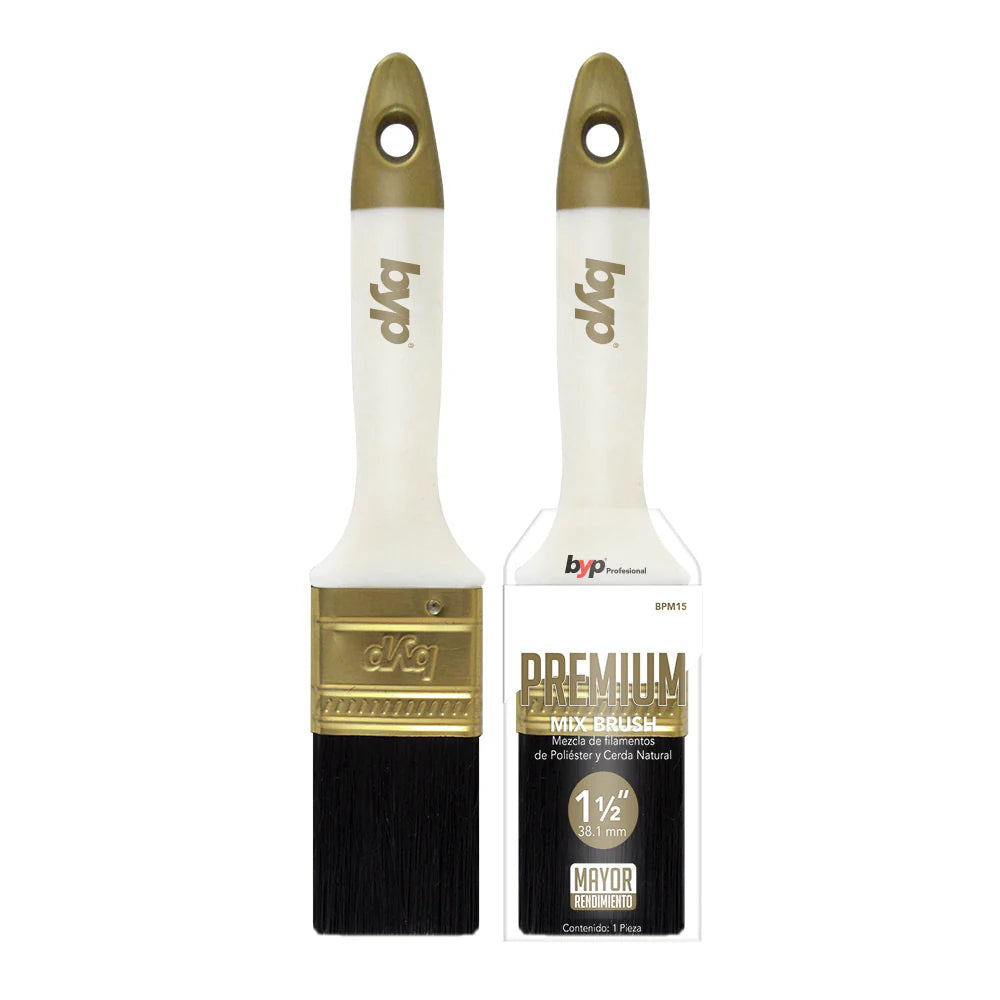 Brocha premium mix (Combinación de poliéster y cerda natural)