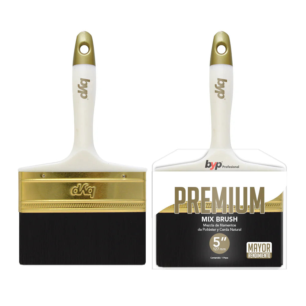 Brocha premium mix (Combinación de poliéster y cerda natural)