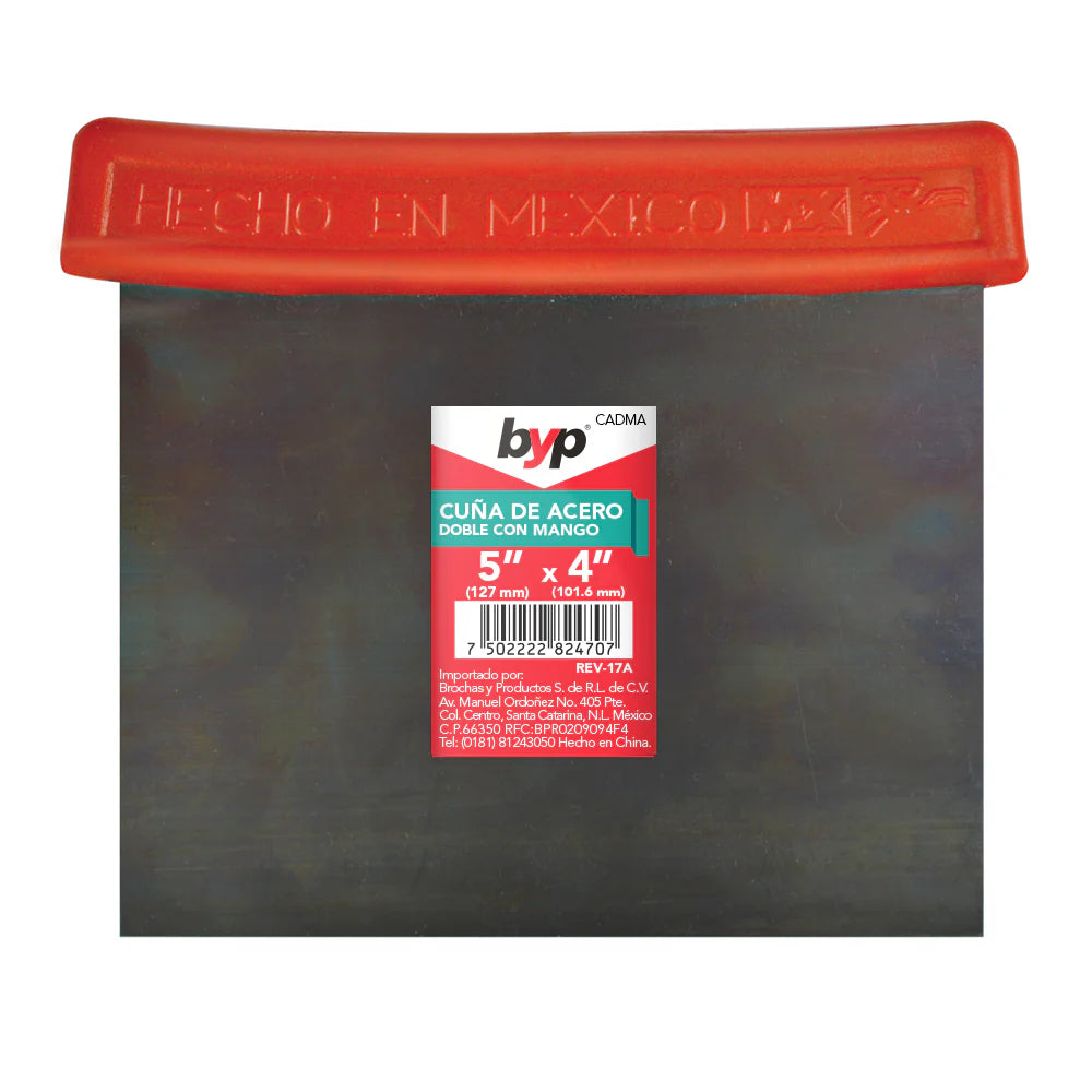 Cuña de acero con mango