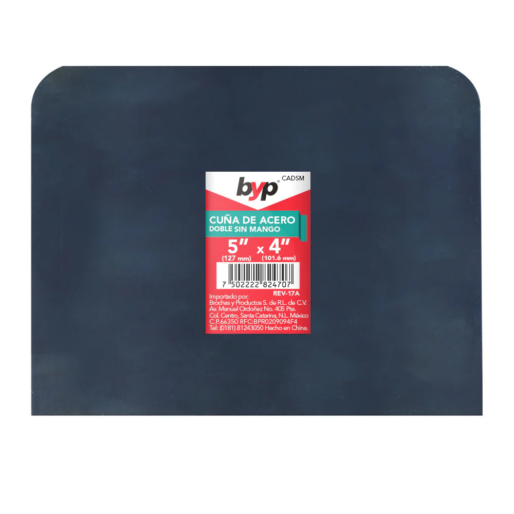 Cuña de acero sin mango
