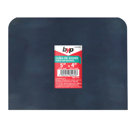 Cuña de acero sin mango