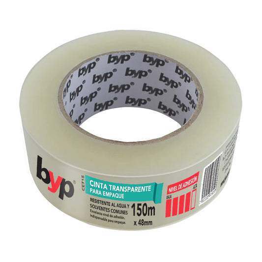 Cinta transparente para empaque