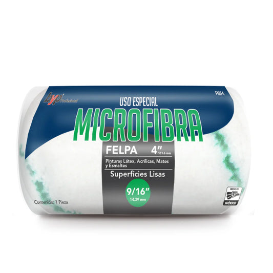 Felpa de microfibra 4" (Superficies lisas)