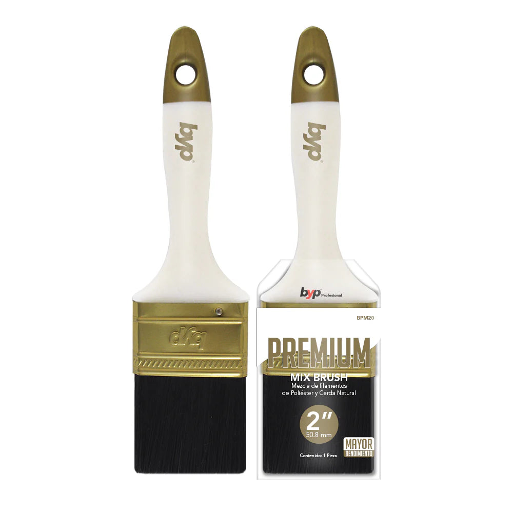 Brocha premium mix (Combinación de poliéster y cerda natural)