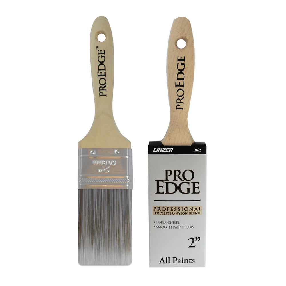 Brocha "Pro edge" de poliéster y nylon (Corte recto)
