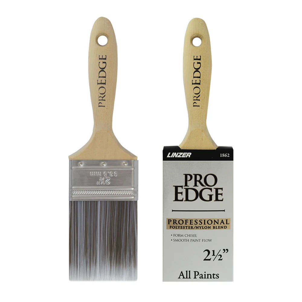 Brocha "Pro edge" de poliéster y nylon (Corte recto)