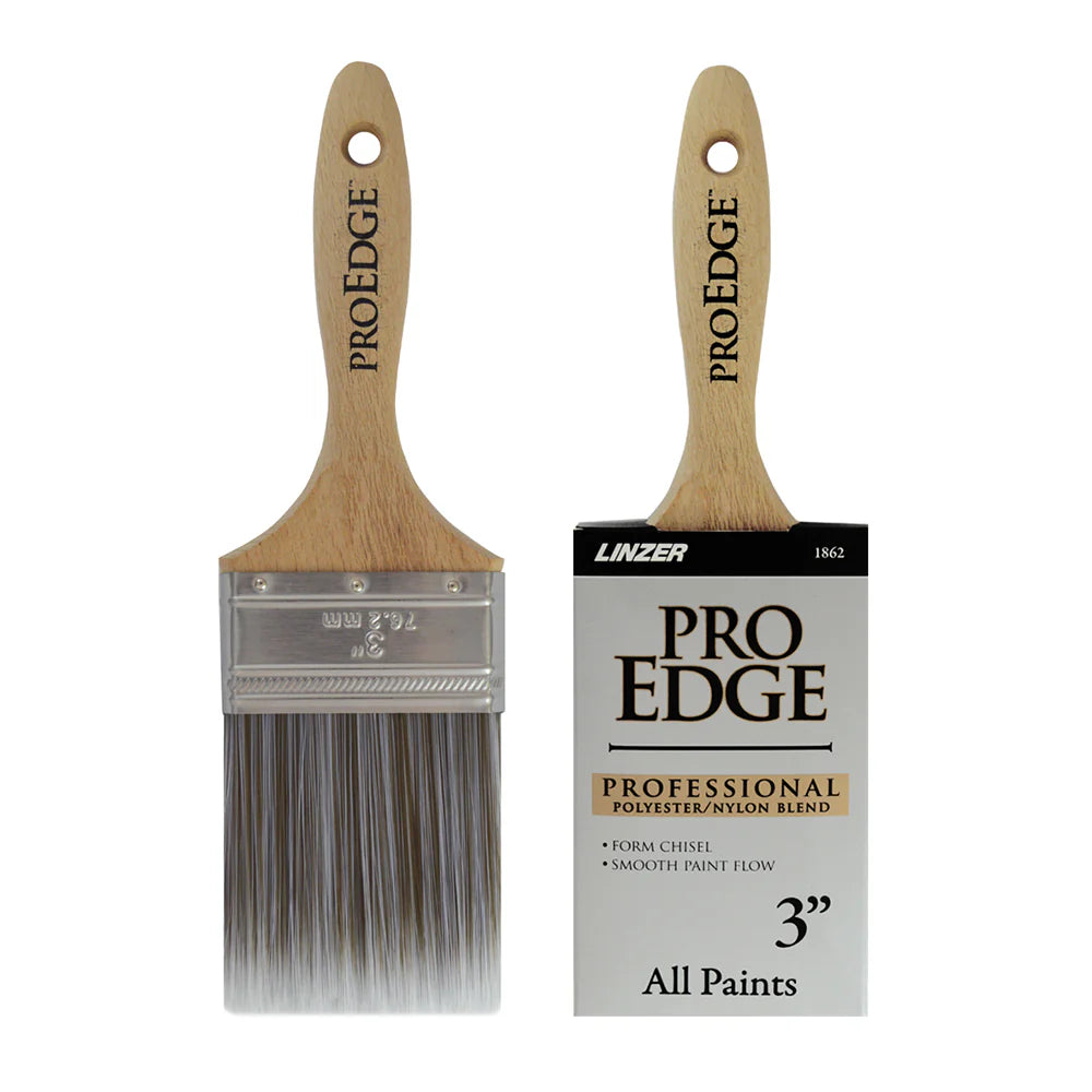 Brocha "Pro edge" de poliéster y nylon (Corte recto)