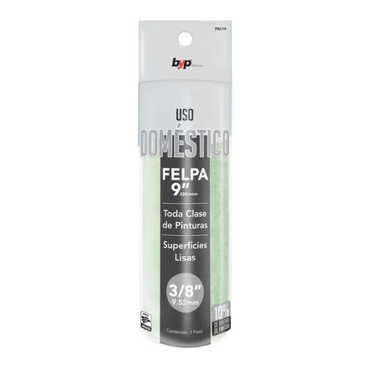 Felpa de uso doméstico para superficies lisas 3/8"