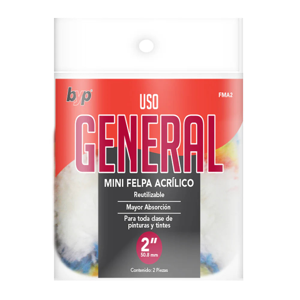 Mini felpa acrílico (Paquete con 2 piezas)