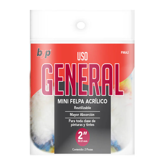 Mini felpa acrílico (Paquete con 2 piezas)
