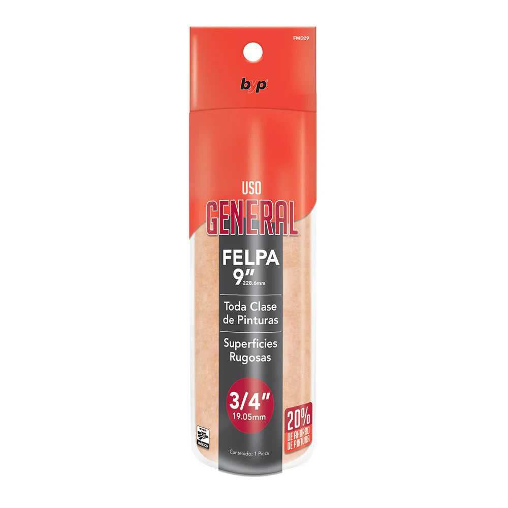 Felpa de uso general para superficies rugosas