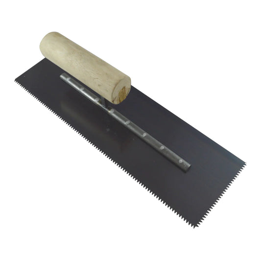 Llana metálica dentada